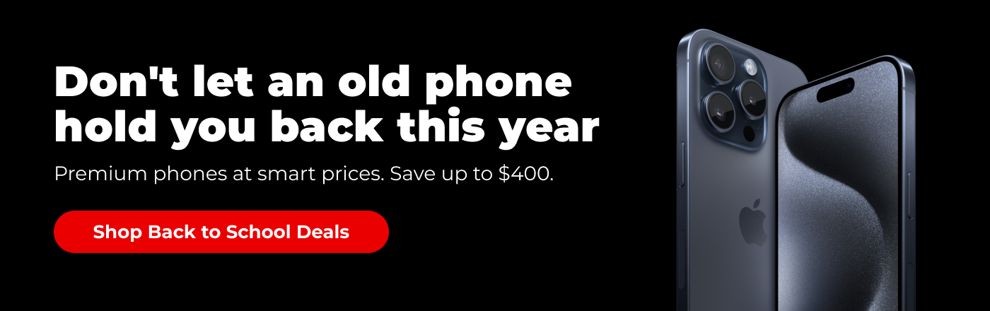 Get an instant $200 off + a $200 rebate on the iPhone 15 Pro and 15 Pro Max. Enjoy a $300 rebate on select iPhone models, and a $150 rebate on all others. Rebates apply after 3 months of AutoPay on qualifying GSMA plans starting at $20/month. Offers available to both new and existing customers with eligible plans. 