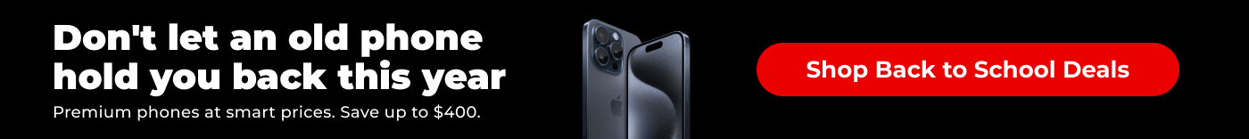 Get an instant $200 off + a $200 rebate on the iPhone 15 Pro and 15 Pro Max. Enjoy a $300 rebate on select iPhone models, and a $150 rebate on all others. Rebates apply after 3 months of AutoPay on qualifying GSMA plans starting at $20/month. Offers available to both new and existing customers with eligible plans.