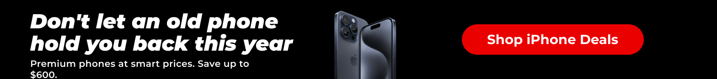 Get an instant $300 off + a $300 rebate on the iPhone 15 Pro and 15 Pro Max. Enjoy a $300 rebate on select iPhone models, and a $150 rebate on all others. Rebates apply after 3 months of AutoPay on qualifying GSMA plans starting at $20/month. Offers available to both new and existing customers with eligible plans.