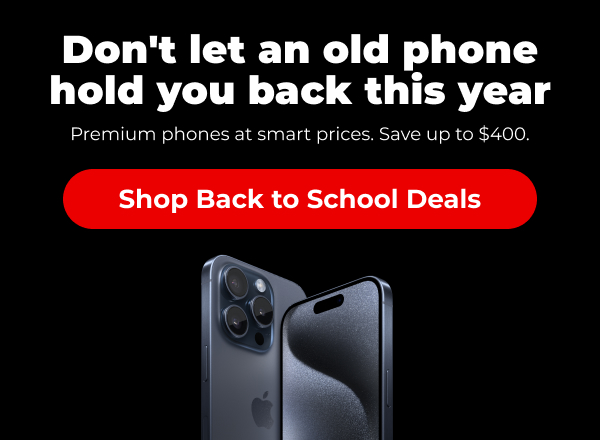 Get an instant $200 off + a $200 rebate on the iPhone 15 Pro and 15 Pro Max. Enjoy a $300 rebate on select iPhone models, and a $150 rebate on all others. Rebates apply after 3 months of AutoPay on qualifying GSMA plans starting at $20/month. Offers available to both new and existing customers with eligible plans.